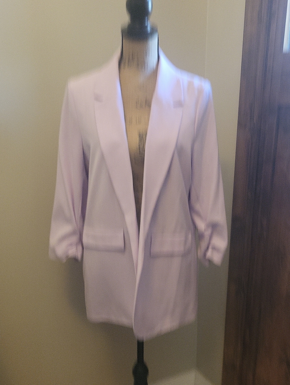 Takara Lavender Open-Front Blazer Jacket